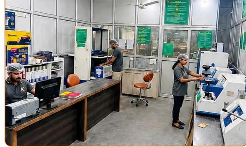 In-house quality control and testing lab